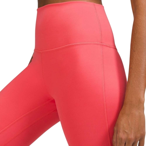 Lululemon Align High-Rise Crop Womens 10 Yoga Run Active Raspberry 9 22 Nulu - Picture 5 of 13